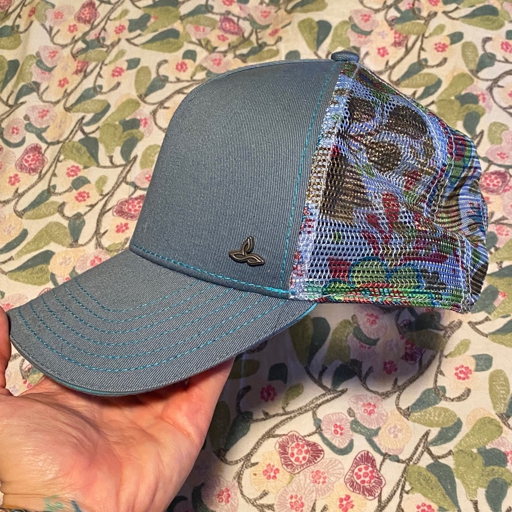 Blue Trucker Hat with Mesh Back